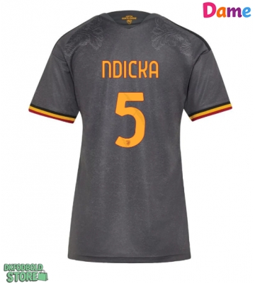 AS Roma Evan Ndicka #5 Replika Tredjetrøje Dame 2026-27 Kortærmet